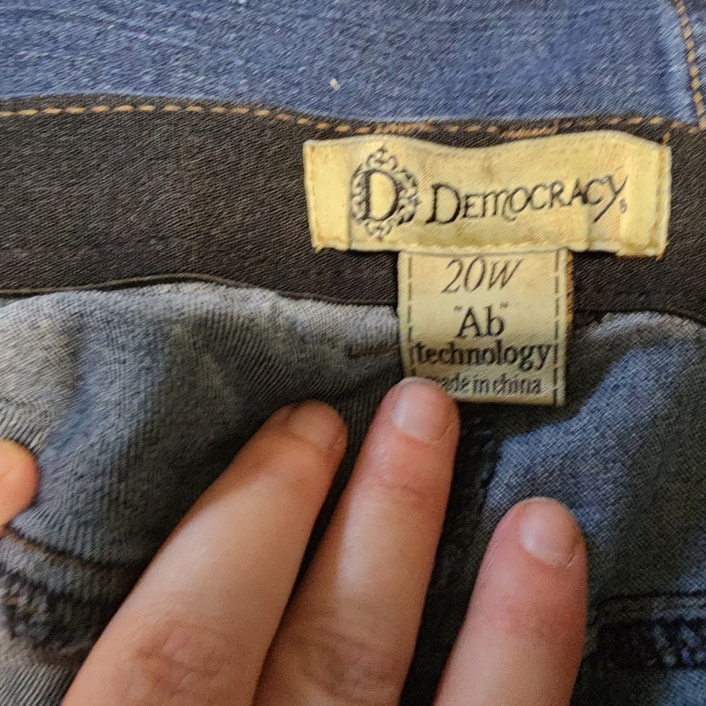 Democracy AB technology jeans women size 20w